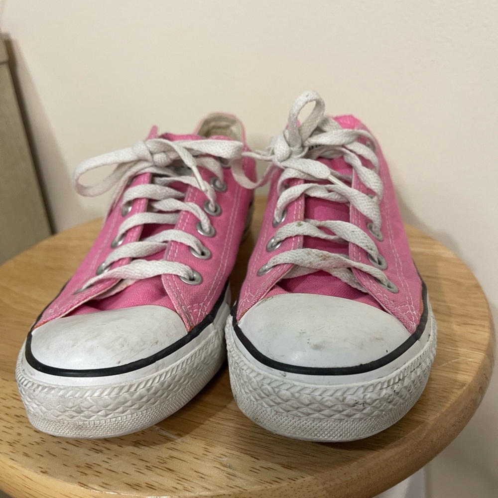 Converse All Star Pink Low Top US Size Women’s 8 Men’s 6 Sneaker Shoes - Picture 13 of 13